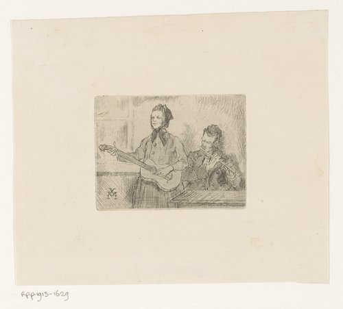 Twee muzikanten