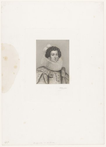 Portret van Margaretha van Oostenrijk