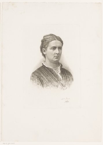Portret van Maria von Hohenzollern-Sigmaringen