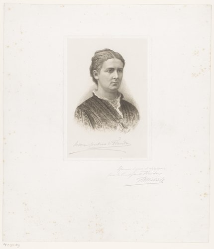 Portret van Maria von Hohenzollern-Sigmaringen