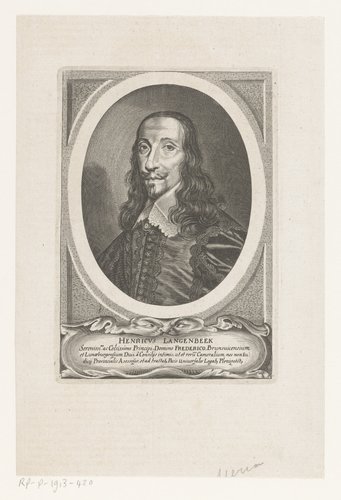 Portret van Heinrich Langenbeck