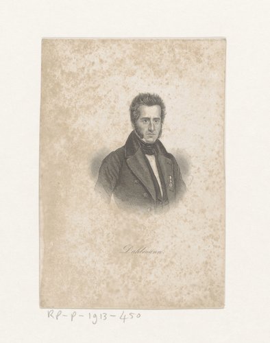 Portret van Dohlmann by Conrad Friedrich Merckel