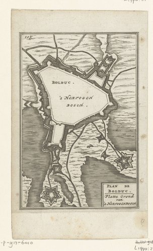 Illustratie voor 'Den Arbeid van Mars' van Allain Manesson Mallet by Romeyn de Hooghe
