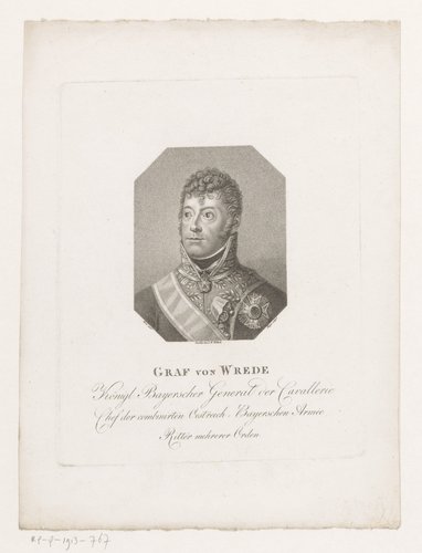 Portret van Carl Philipp von Wrede