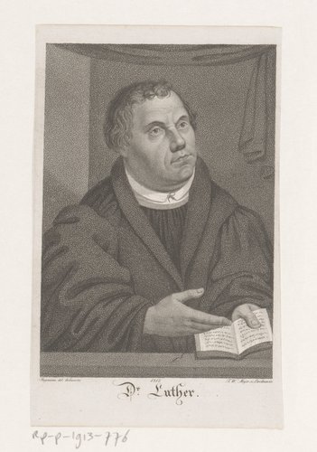 Portret van Martin Luther