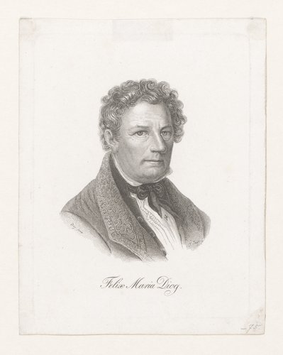 Portret van Felix Maria Diog