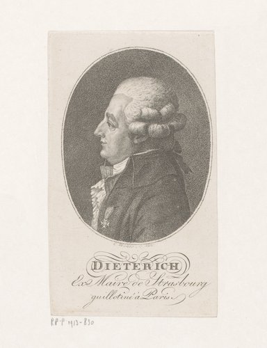 Portret van Philippe-Frédéric de Dietrich