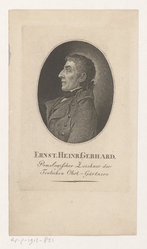 Portret van Ernst Heinrich Gebhard
