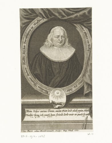 Portret van Abraham Wagner