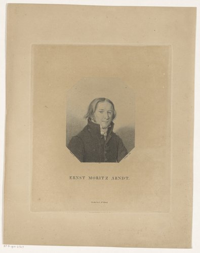 Portret van Ernst Moritz Arndt