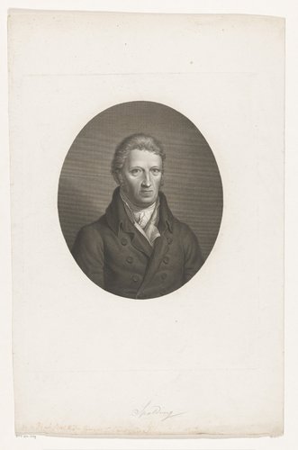Portret van Georg Ludwig Spalding