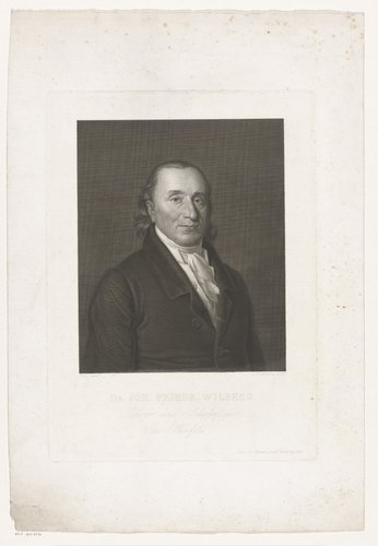Portret van Johann Friedrich Wilberg