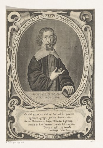 Portret van Johannes Baldovius