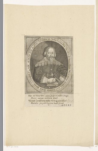 Portret van Christoph Crusius
