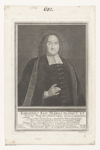 Portret van Johann Rau