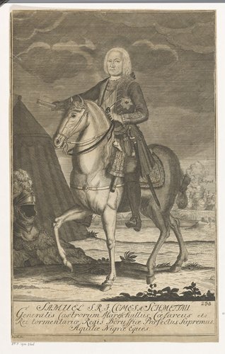 Ruiterportret van Samuel, Reichsgraf von Schmettau