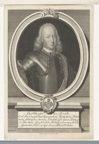 Portret van Balthasar von Stosch