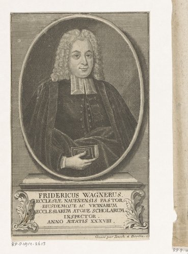 Portret van Friedrich Wagner