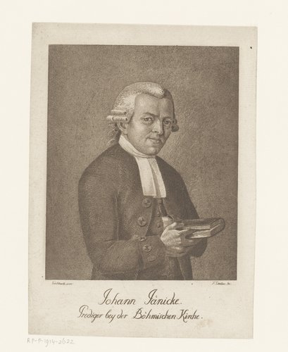 Portret van Johannes Jaenicke
