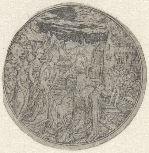 Keizer Augustus en Tiburtijnse sibylle by anonymous