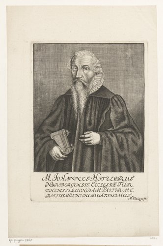 Portret van Johann Hitzler