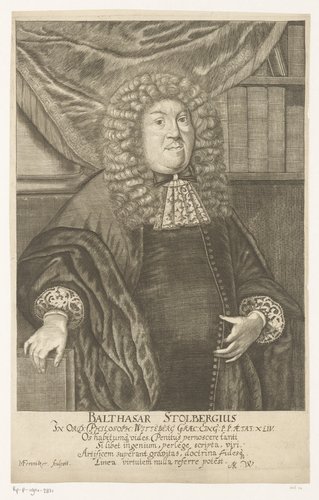 Portret van Balthasar Stolberg op 44-jarige leeftijd