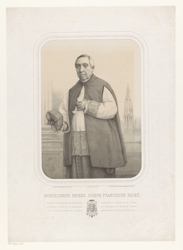 Portret van Petrus Joseph Franciscus by Joseph Kronke