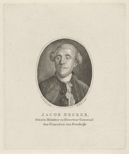 Portret van Jacques Necker