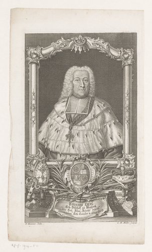 Portret van Philipp Karl von Eltz-Kempenich, aartsbisschop van Mainz