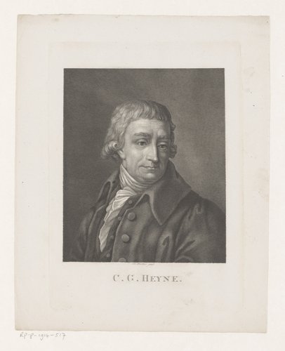 Portret van Christian Gottlob Heyne