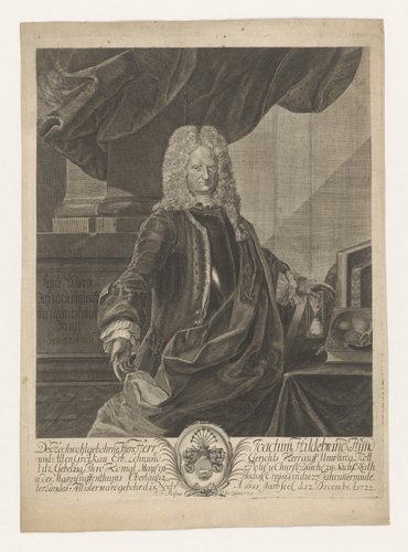 Portret van Joachim Hildebrand von Hund und Alten Grottkau