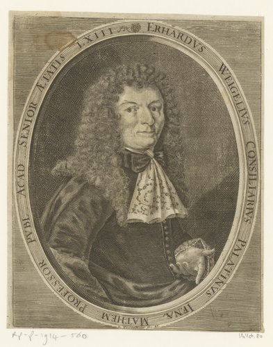 Portret van Erhard Weigel