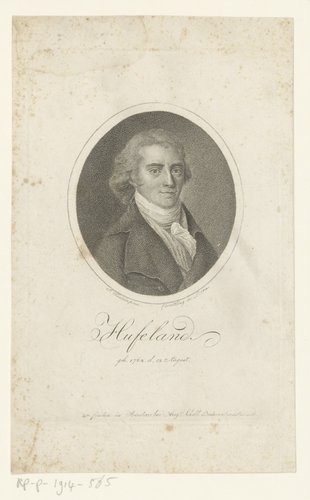 Portret van Christoph Wilhelm von Hufeland
