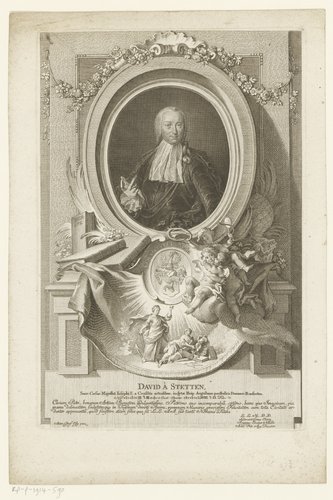 Portret van David von Stetten