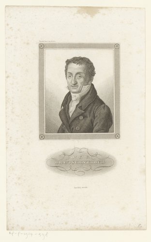 Portret van Karl Gottlieb Bretschneider