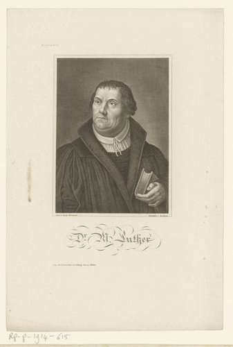 Portret van Martin Luther