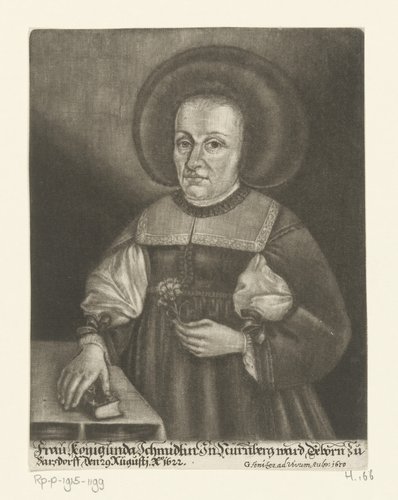Portret van Kunigunda Schmidt