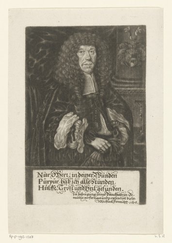 Portret van Nikolaus Paul Helffrich
