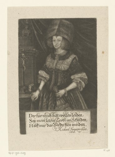 Portret van Dorothea Sabina Helffrich