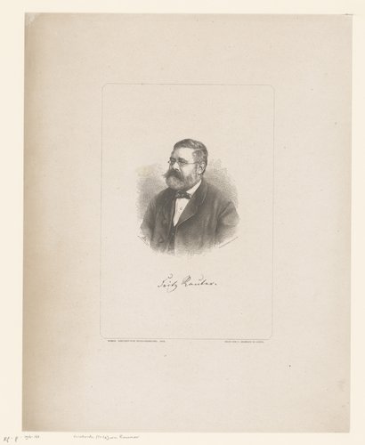 Portret van Friedrich von Raumer by August Neumann; anonymous