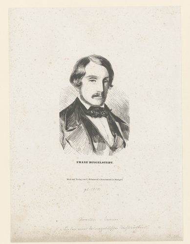 Portret van Franz Dingelstedt