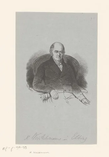 Portrait of Friedrich Wilhelm Huhn