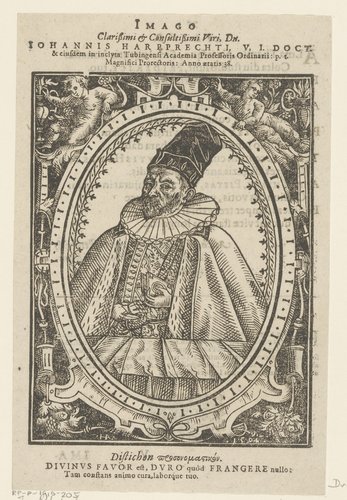 Portret van Johann Harpprecht