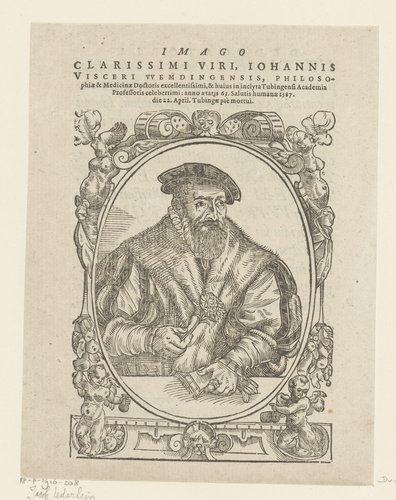 Portret van Johannes Vischer