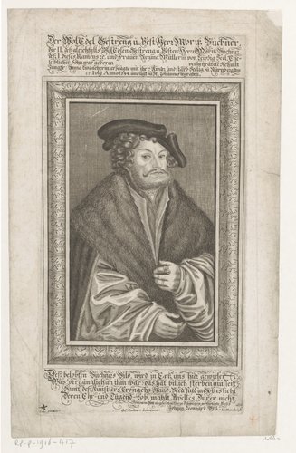 Portret van Moritz Buchner