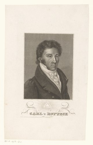 Portret van Karl von Rotteck