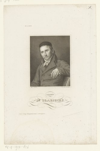 Portret van Johann Heinrich Bernhard Dräseke