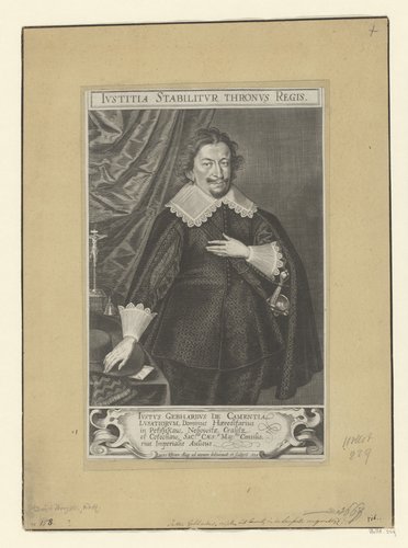 Portret van Justus von Gebhard