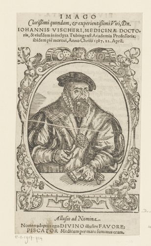 Portret van Johannes Vischer