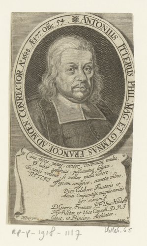 Portret van Anton Itter